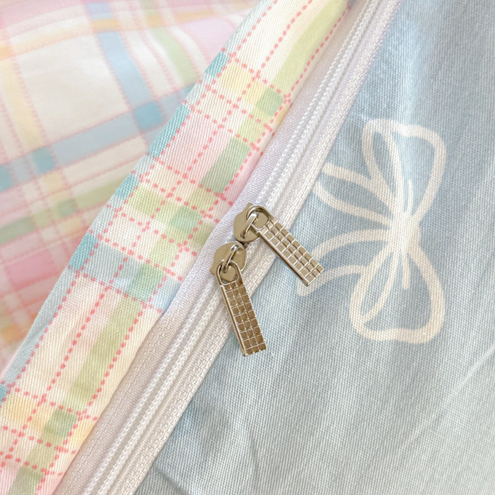 91家纺网 家纺一手货源 找家纺 帛织澜 12868全棉喷气印花四件套 草莓派