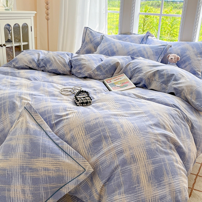 91家纺网 家纺一手货源 找家纺 莱通家纺 2025新款新疆棉加厚生态磨毛印花单被套 维也纳