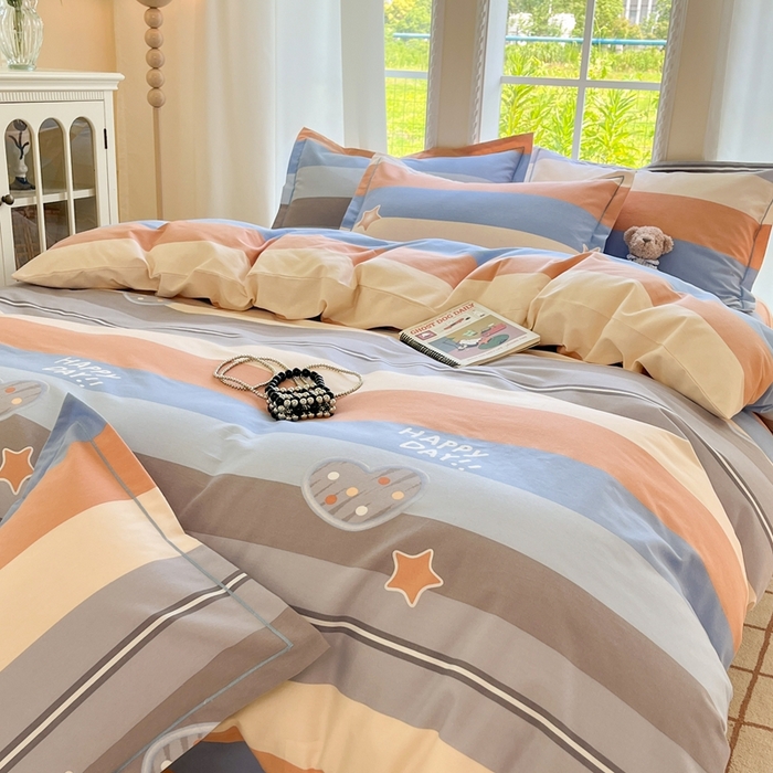 91家纺网 家纺一手货源 找家纺 （总）莱通家纺 2025新款新疆棉加厚生态磨毛印花单被套