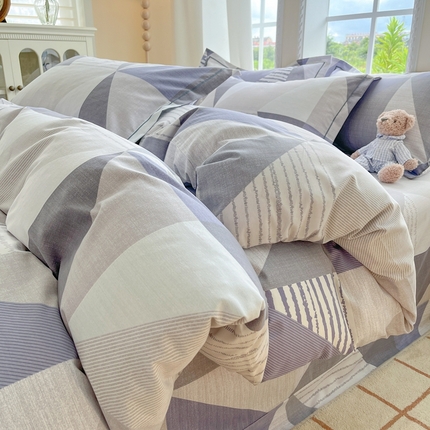 91家纺网 家纺一手货源 找家纺 （总）莱通家纺 2025新款新疆棉加厚生态磨毛印花单被套