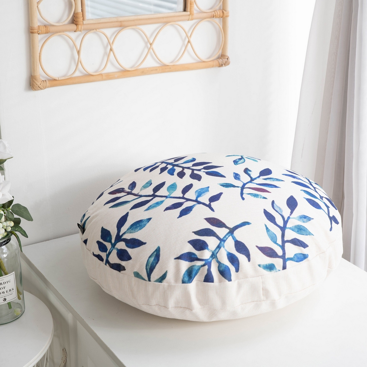 91家纺网 家纺一手货源 找家纺 （总）新奇异 2025新款涤麻蒲团坐垫