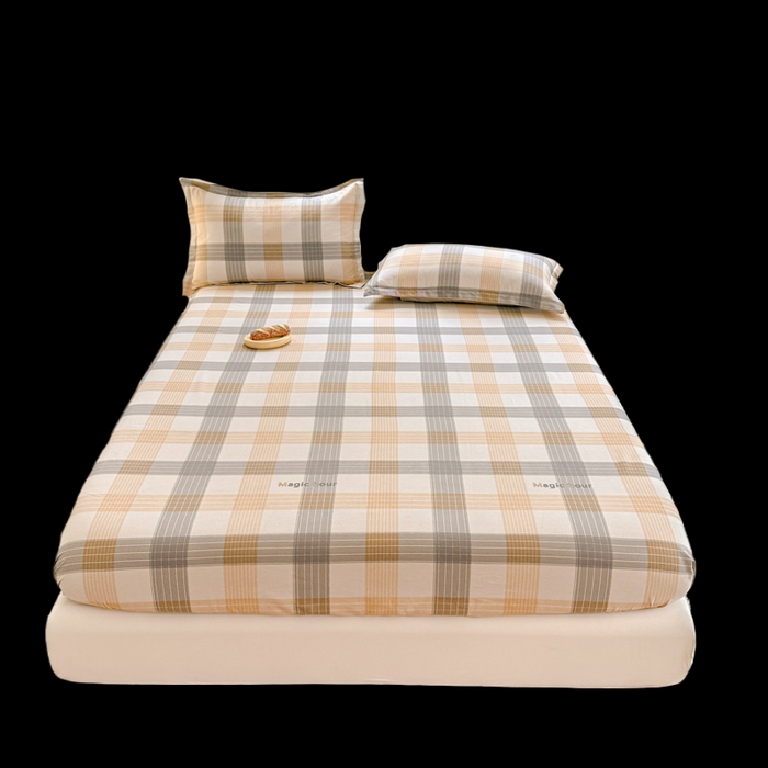 91家纺网 家纺一手货源 找家纺 帛织澜家纺 2025新款喷气12868系列纯棉印花单床笠 佐罗