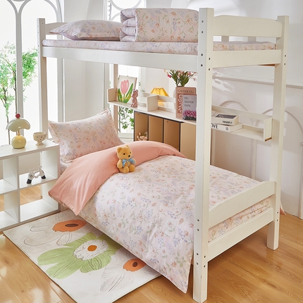 91家纺网 家纺一手货源 找家纺 安逸家纺 2024新款全棉学生三件套纯棉学生宿舍三件套 微风徐徐