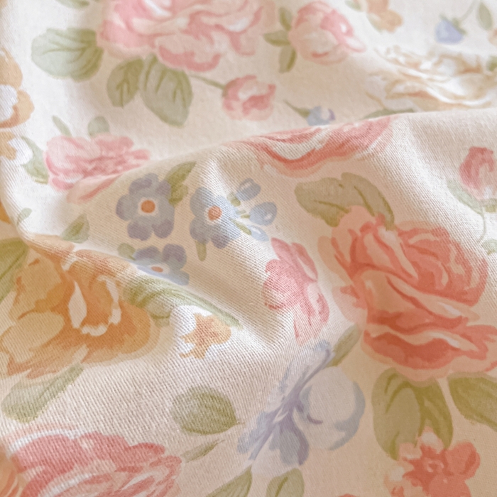 91家纺网 家纺一手货源 找家纺 莱通家纺 2025新款新疆棉加厚生态磨毛印花四件套 花恋