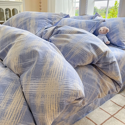 91家纺网 家纺一手货源 找家纺 （总）莱通家纺 2025新款新疆棉加厚生态磨毛印花单被套