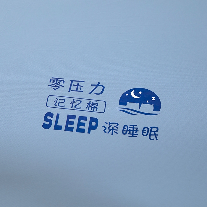 91家纺网 家纺一手货源 找家纺 （总）一粒麦子乳胶馆2025年新款一粒麦子枕头枕芯学生宿舍高弹记忆棉蓝白双拼零压力床垫