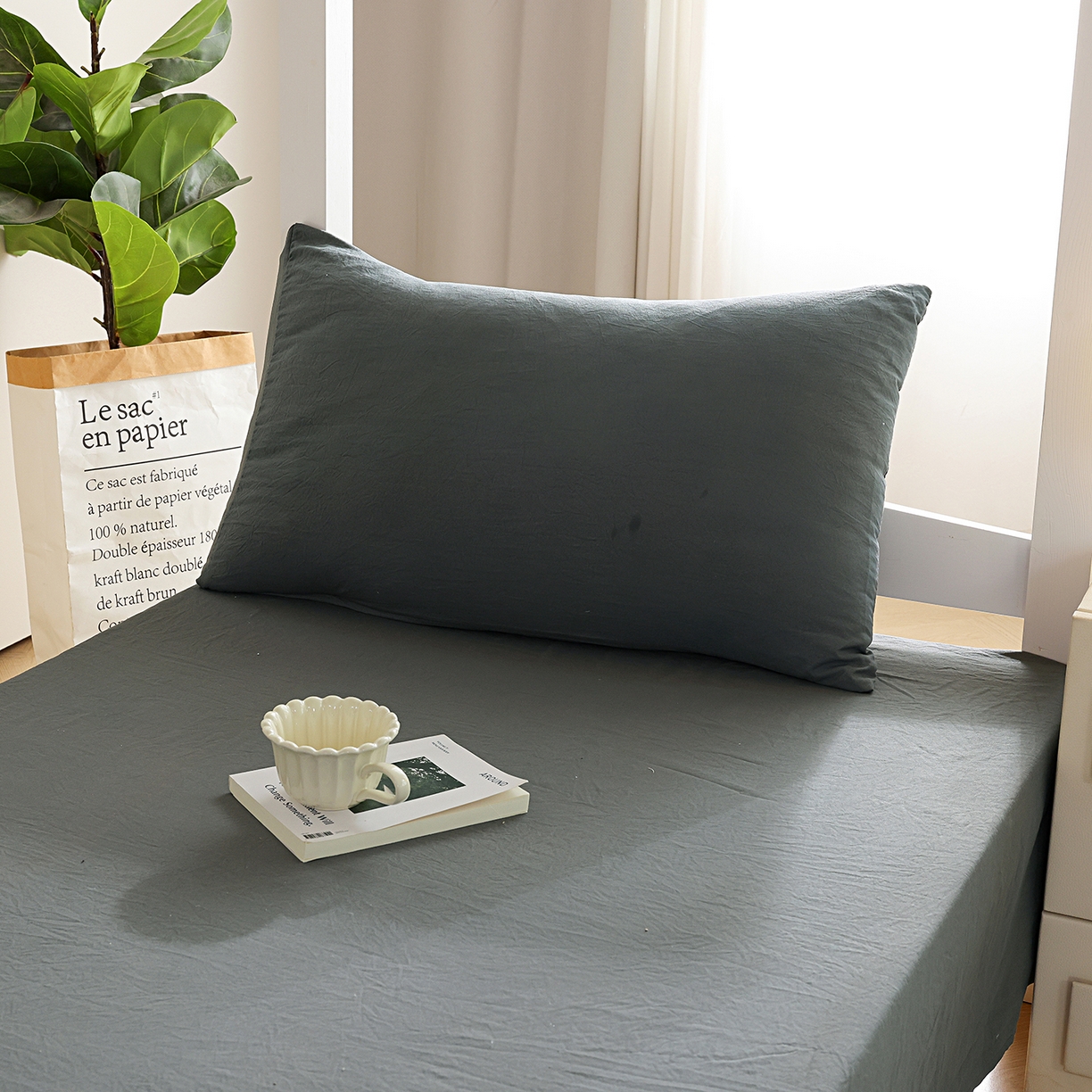 91家纺网 家纺一手货源 找家纺 益多眠 2026新款双拼云朵被冬被被子被芯 双拼系列-深灰