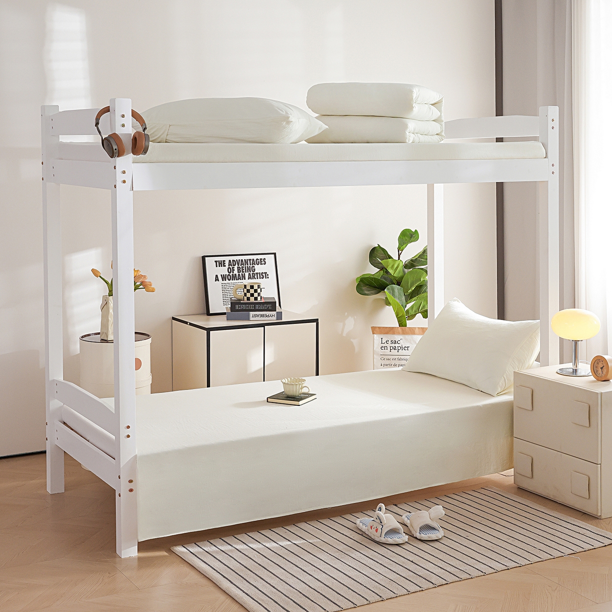 91家纺网 家纺一手货源 找家纺 益多眠 2026新款双拼云朵被冬被被子被芯 双拼系列-奶昔白