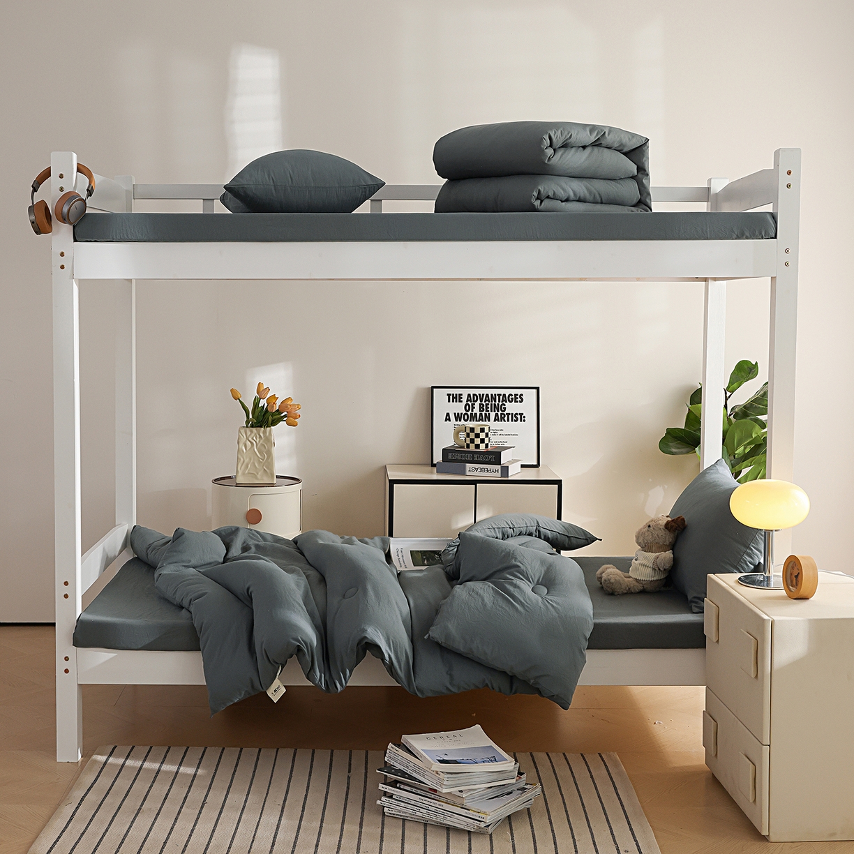 91家纺网 家纺一手货源 找家纺 益多眠 2026新款双拼云朵被冬被被子被芯 双拼系列-深灰