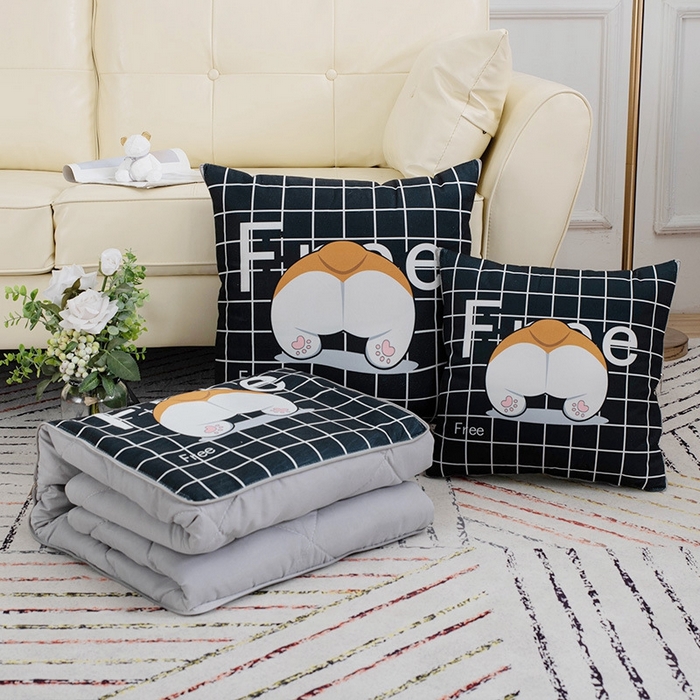 91家纺网 家纺一手货源 找家纺 （总）新奇异 2025新款卡通抱枕 （支持定制）被