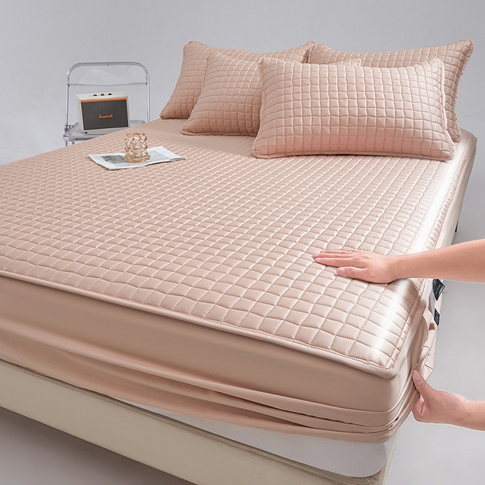 91家纺网 家纺一手货源 找家纺 （总）伊人坊 2025新款A类全棉纯棉100s夹棉床笠