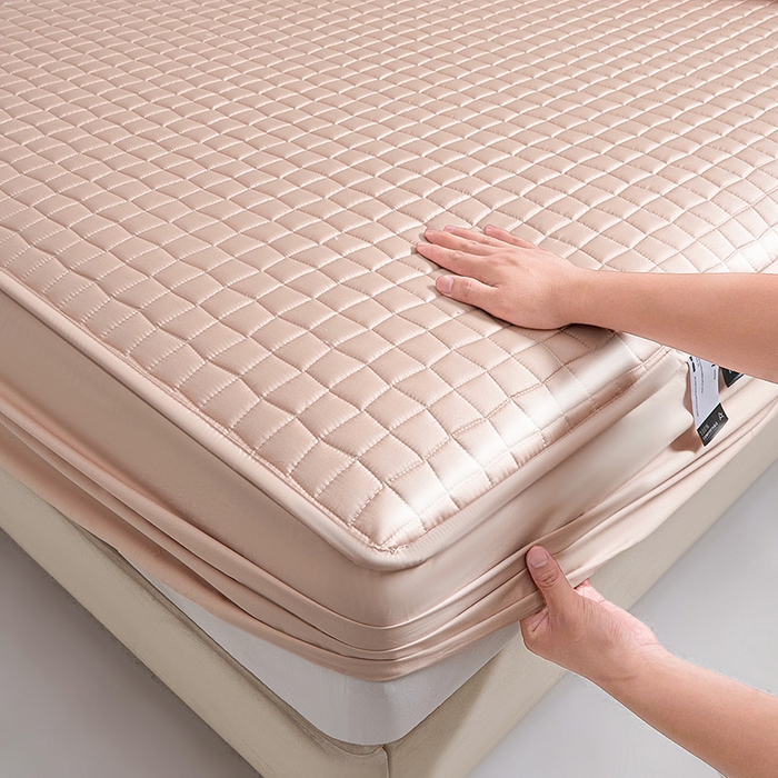 91家纺网 家纺一手货源 找家纺 （总）伊人坊 2025新款A类全棉纯棉100s夹棉床笠