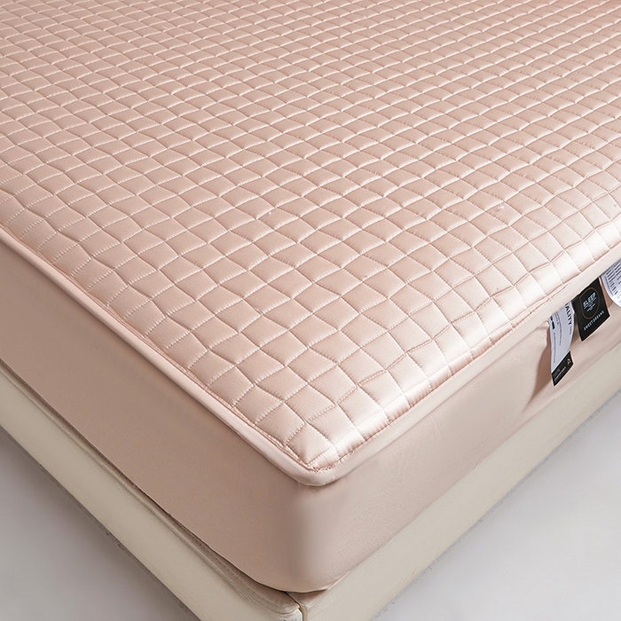 91家纺网 家纺一手货源 找家纺 伊人坊 2025新款A类全棉纯棉100s夹棉床笠 砂糖粉