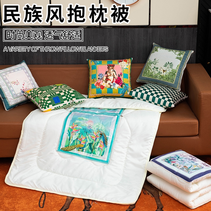 （总）新奇异 2025新款民族风抱枕被