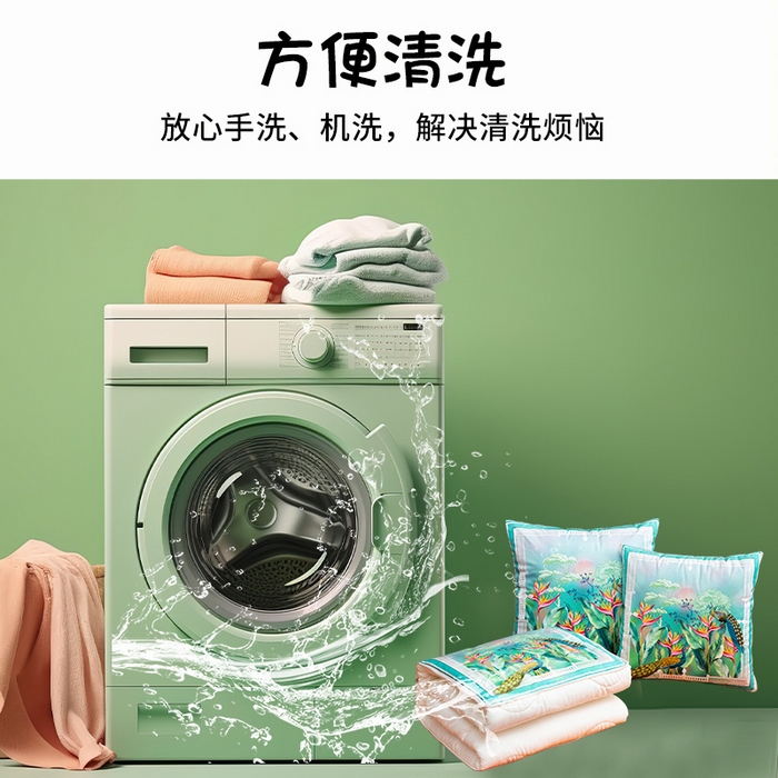 91家纺网 家纺一手货源 找家纺 新奇异 2025新款民族风抱枕被 组合图仅供展示