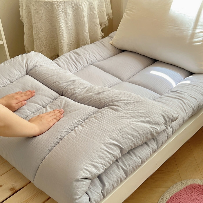 91家纺网 家纺一手货源 找家纺 爱彼家纺 2025新款40支纯色全棉纯棉学生宿舍六件套 石墨灰气质灰