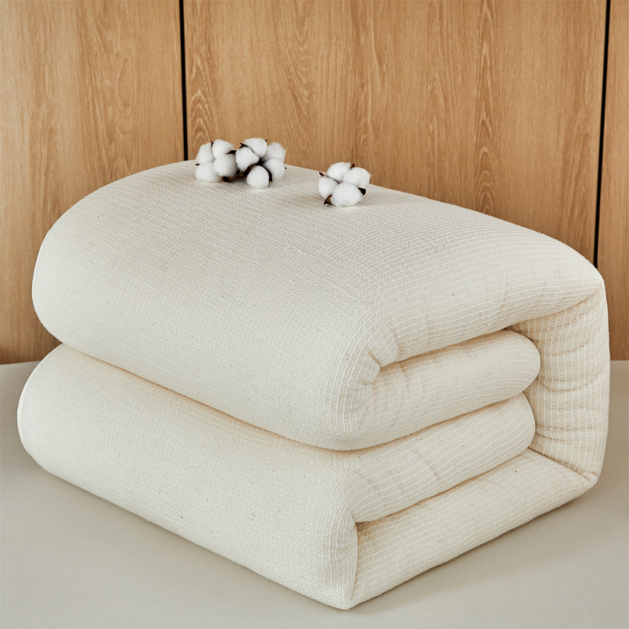 91家纺网 家纺一手货源 找家纺 （总）西域种棉人·千百笠 2025新款100%新疆棉花被棉絮棉花被全棉鱼鳞网纱被子加厚冬被春秋被子被芯