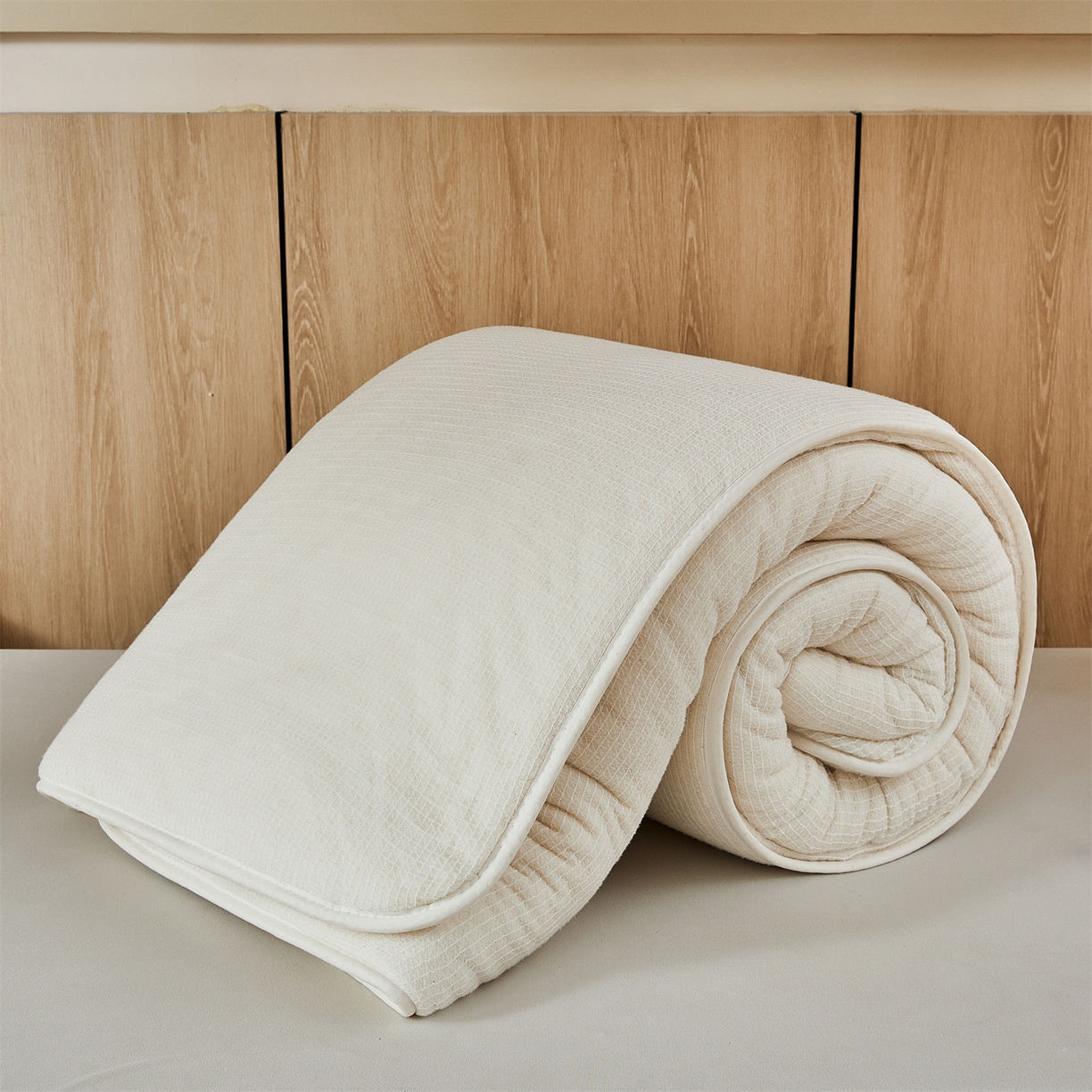 91家纺网 家纺一手货源 找家纺 （总）西域种棉人·千百笠 2025新款100%新疆棉花被棉絮棉花被全棉鱼鳞网纱被子加厚冬被春秋被子被芯