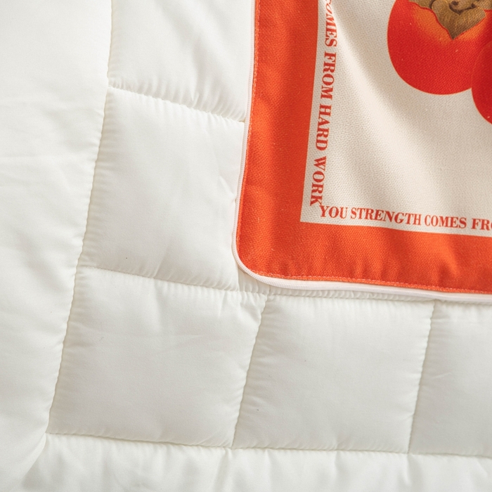 91家纺网 家纺一手货源 找家纺 （总）新奇异 2025新款柿柿如意棉麻抱枕被