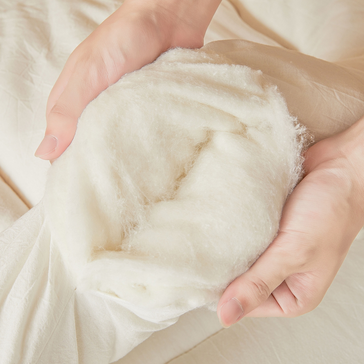 91家纺网 家纺一手货源 找家纺 西域种棉人·千百笠 （总）2025新款A类里外全棉100%新疆棉花填充夹棉床垫床护垫软垫床褥子单人双 夏洛床垫-白