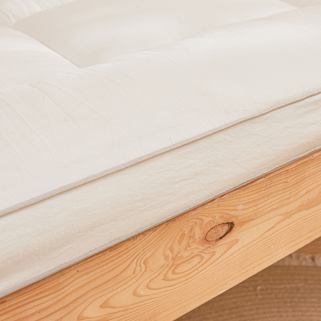 91家纺网 家纺一手货源 找家纺 西域种棉人·千百笠 2025新款A类填充100%棉新疆棉花褥子10A抗菌床垫垫被软垫家用棉花被 简语床垫-白