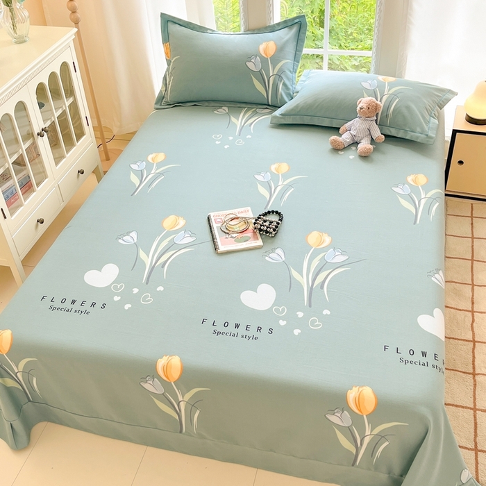 91家纺网 家纺一手货源 找家纺 （总）莱通家纺 2025新款新疆棉加厚生态磨毛印花系列单床单单品床单单件床单