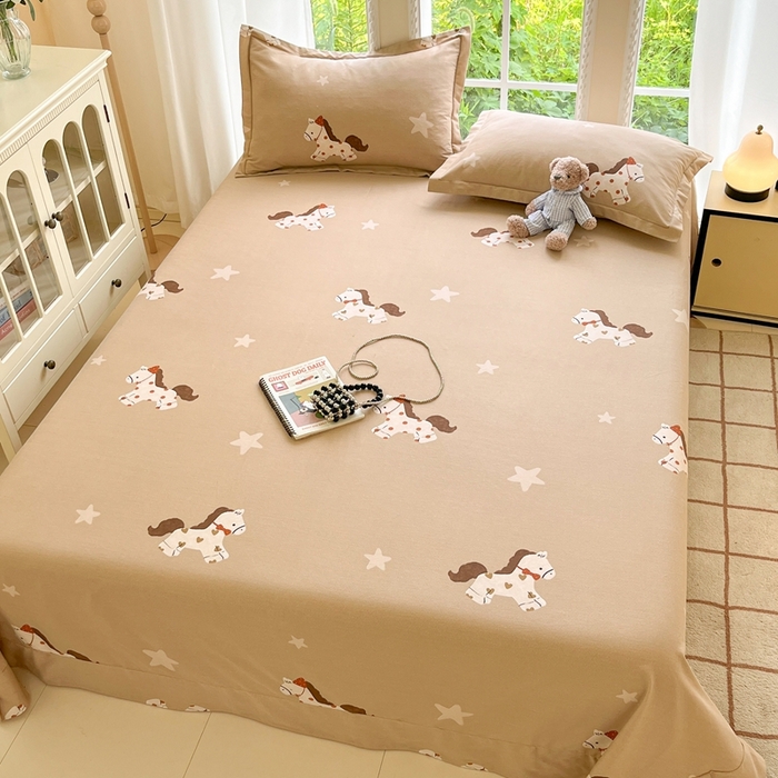 91家纺网 家纺一手货源 找家纺 （总）莱通家纺 2025新款新疆棉加厚生态磨毛印花系列单床单单品床单单件床单