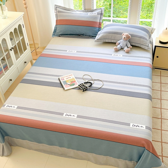 91家纺网 家纺一手货源 找家纺 （总）莱通家纺 2025新款新疆棉加厚生态磨毛印花系列单床单单品床单单件床单