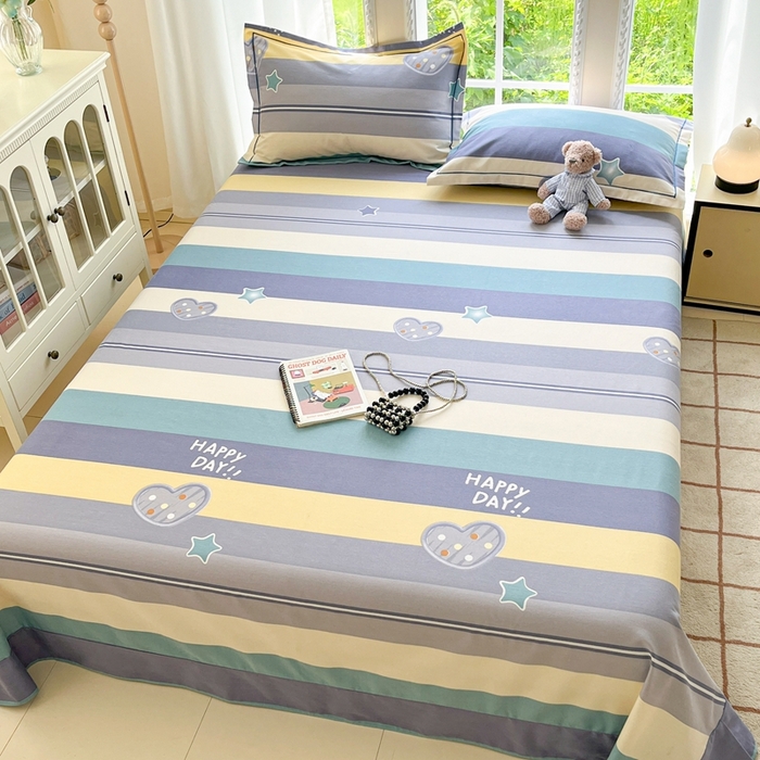 91家纺网 家纺一手货源 找家纺 （总）莱通家纺 2025新款新疆棉加厚生态磨毛印花系列单床单单品床单单件床单