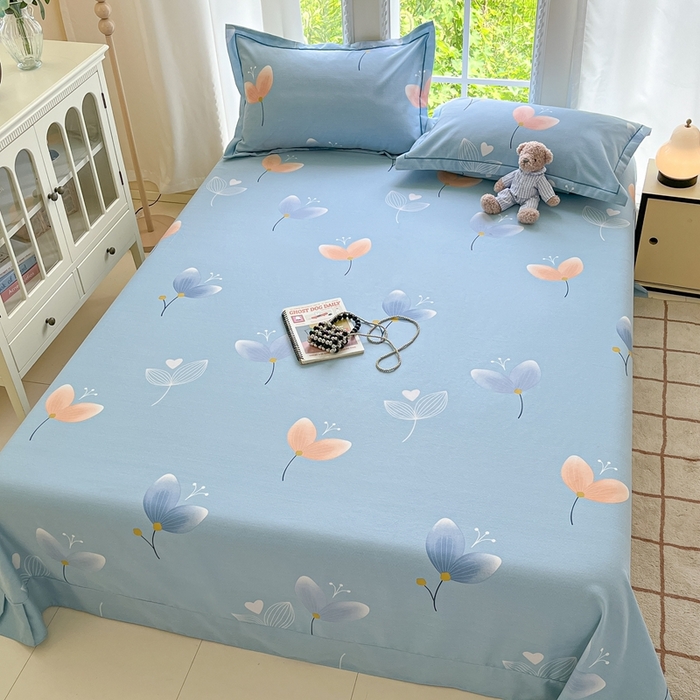 91家纺网 家纺一手货源 找家纺 （总）莱通家纺 2025新款新疆棉加厚生态磨毛印花系列单床单单品床单单件床单