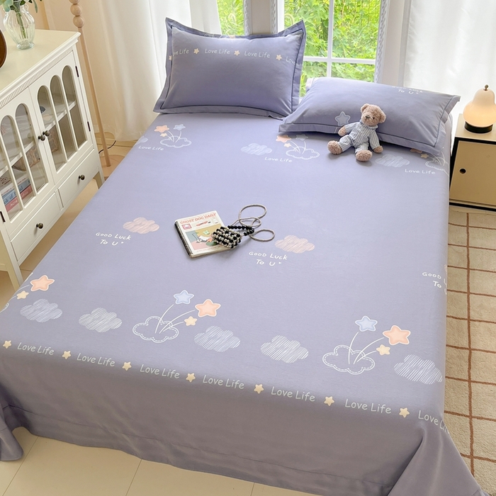 91家纺网 家纺一手货源 找家纺 （总）莱通家纺 2025新款新疆棉加厚生态磨毛印花系列单床单单品床单单件床单