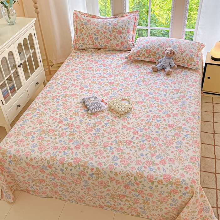 91家纺网 家纺一手货源 找家纺 （总）莱通家纺 2025新款新疆棉加厚生态磨毛印花系列单床单单品床单单件床单