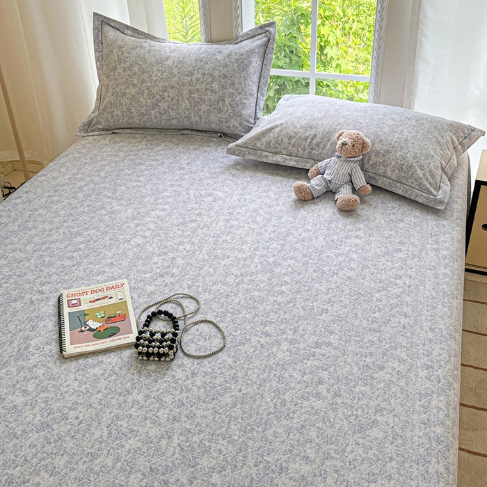 91家纺网 家纺一手货源 找家纺 莱通家纺 2025新款新疆棉加厚生态磨毛印花系列单床单单品床单单件床单 月影