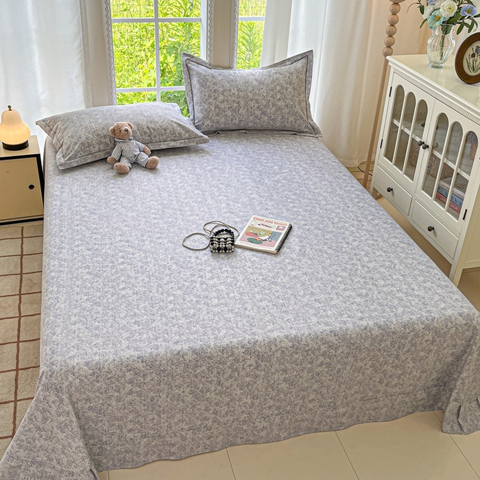 91家纺网 家纺一手货源 找家纺 莱通家纺 2025新款新疆棉加厚生态磨毛印花系列单床单单品床单单件床单 月影