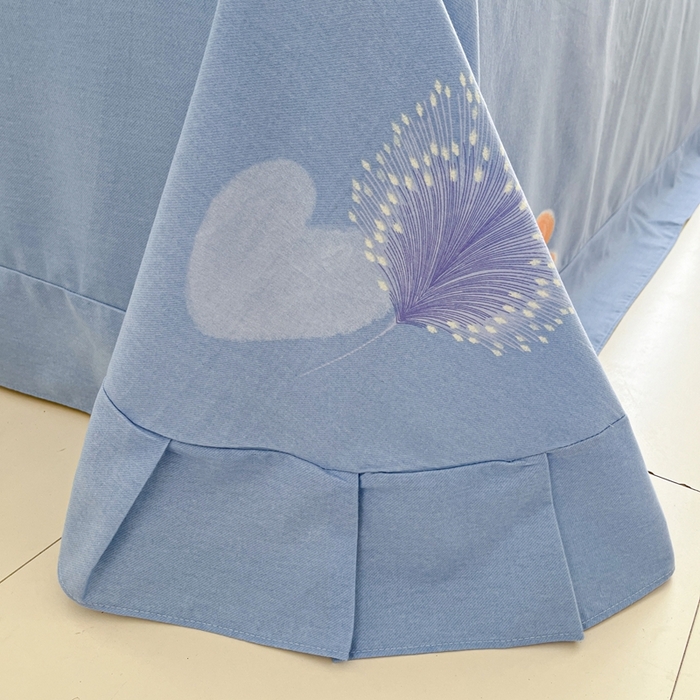 91家纺网 家纺一手货源 找家纺 莱通家纺 2025新款新疆棉加厚生态磨毛印花系列单床单单品床单单件床单 浅韵