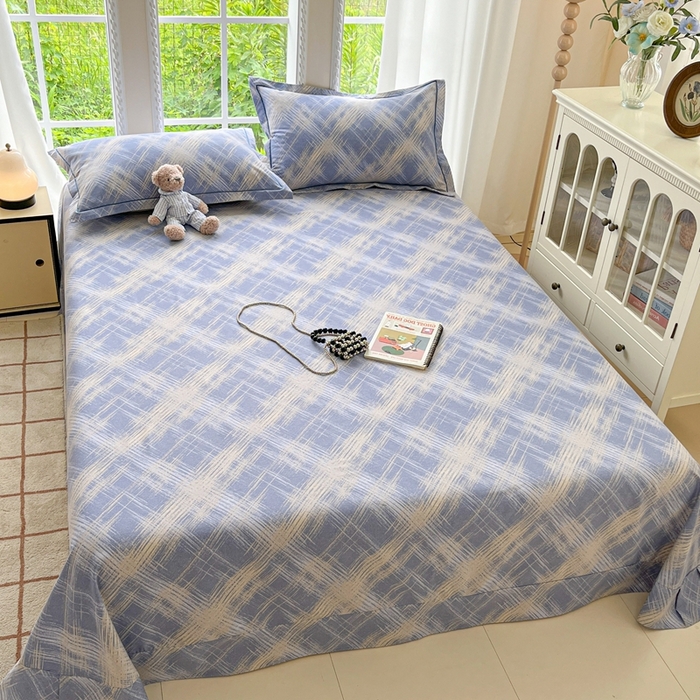 91家纺网 家纺一手货源 找家纺 莱通家纺 2025新款新疆棉加厚生态磨毛印花系列单床单单品床单单件床单 维也纳