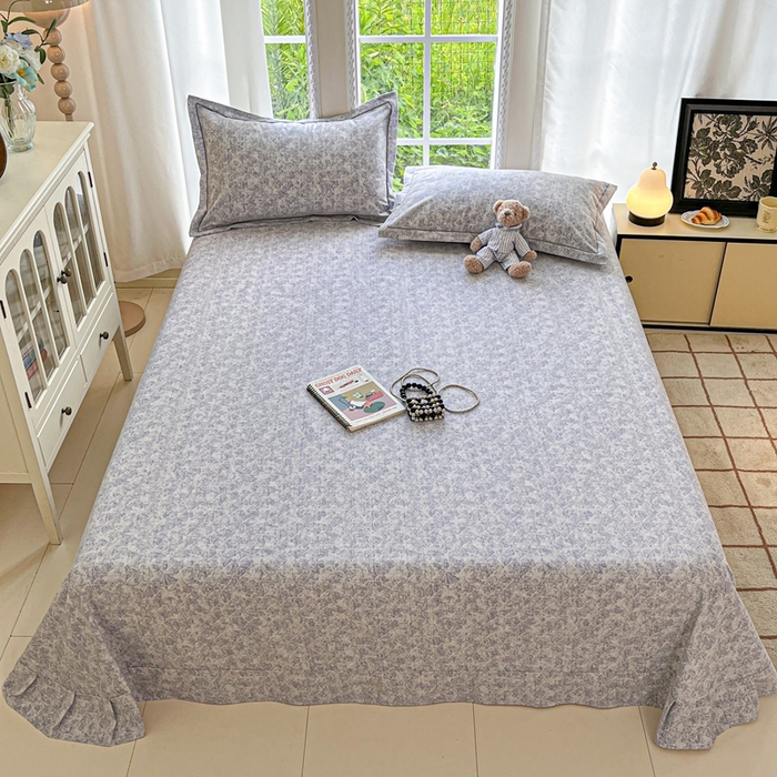 91家纺网 家纺一手货源 找家纺 莱通家纺 2025新款新疆棉加厚生态磨毛印花系列单床单单品床单单件床单 月影