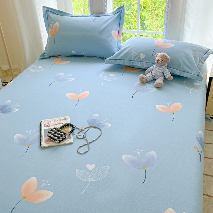 91家纺网 家纺一手货源 找家纺 莱通家纺 2025新款新疆棉加厚生态磨毛印花系列单床单单品床单单件床单 之禾