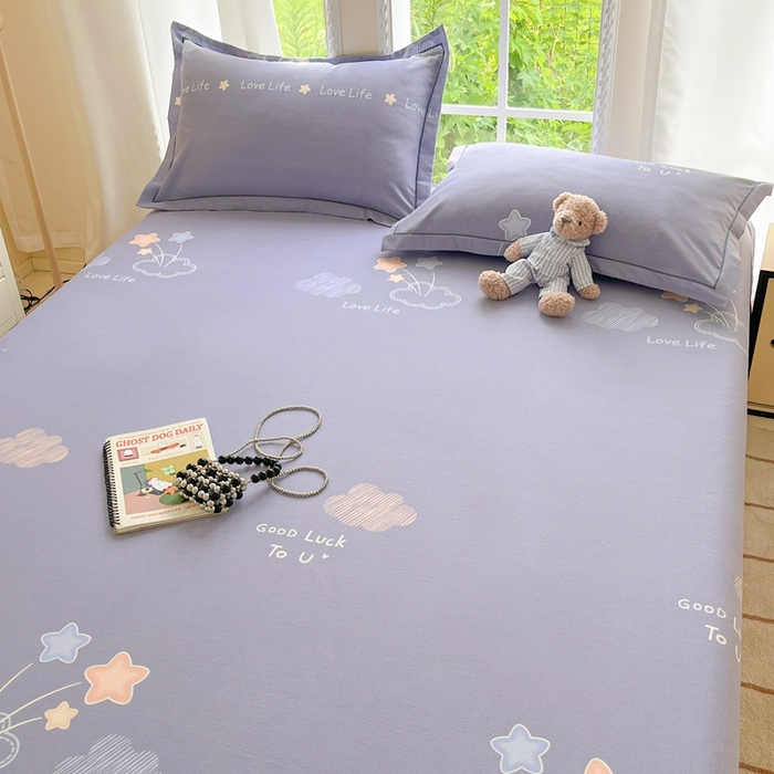 91家纺网 家纺一手货源 找家纺 莱通家纺 2025新款新疆棉加厚生态磨毛印花系列单床单单品床单单件床单 春天里