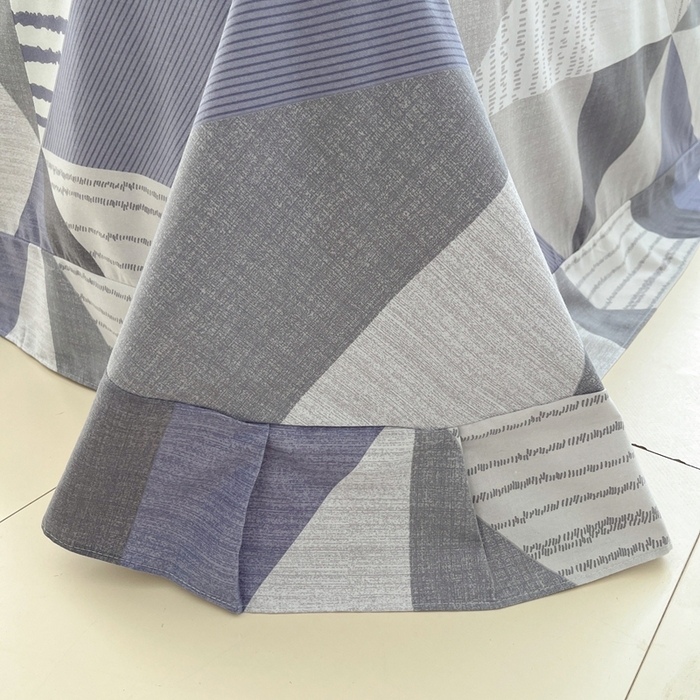 91家纺网 家纺一手货源 找家纺 莱通家纺 2025新款新疆棉加厚生态磨毛印花系列单床单单品床单单件床单 创意几何