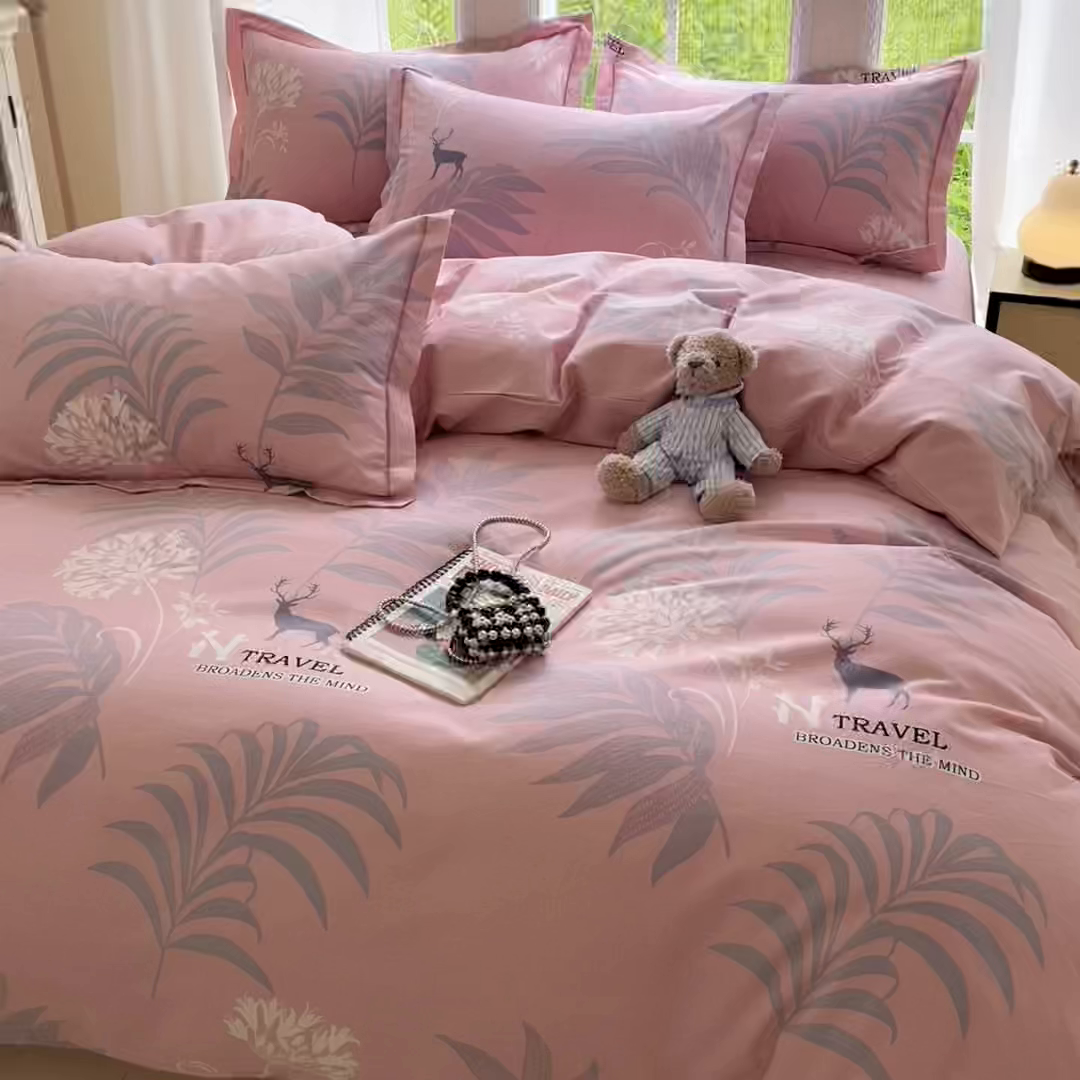 91家纺网 家纺一手货源 找家纺 莱通家纺 2025新款新疆棉加厚生态磨毛印花系列单床单单品床单单件床单 时尚都市