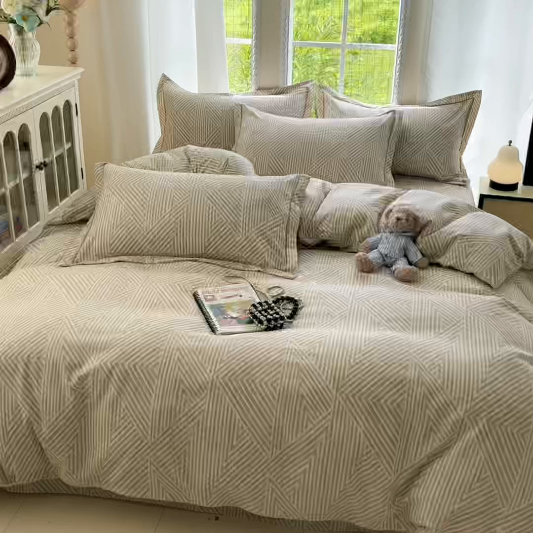 91家纺网 家纺一手货源 找家纺 莱通家纺 2025新款新疆棉加厚生态磨毛印花系列单床单单品床单单件床单 卢卡斯