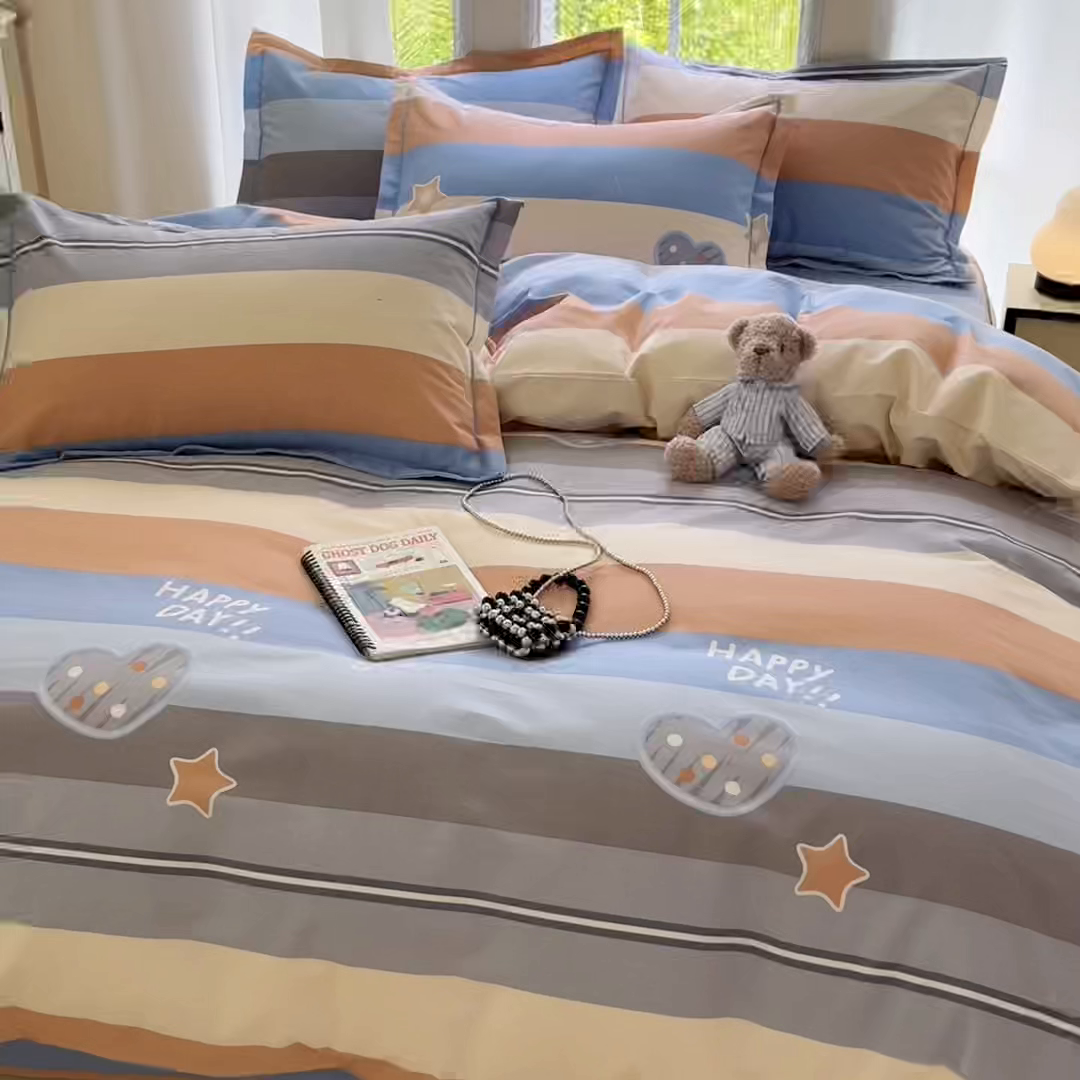 91家纺网 家纺一手货源 找家纺 莱通家纺 2025新款新疆棉加厚生态磨毛印花系列单床单单品床单单件床单 阿勒泰桔