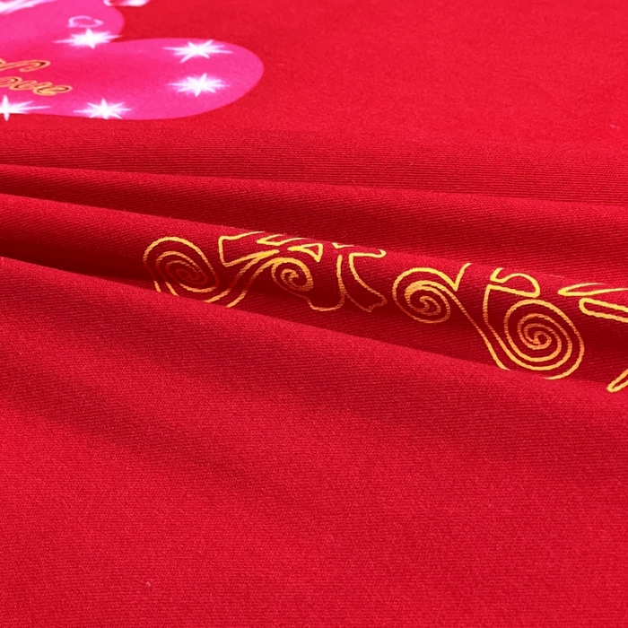 91家纺网 家纺一手货源 找家纺 居美良品 2025新款婚庆100全棉纯棉大红磨毛系列被套单件单被套 love喜