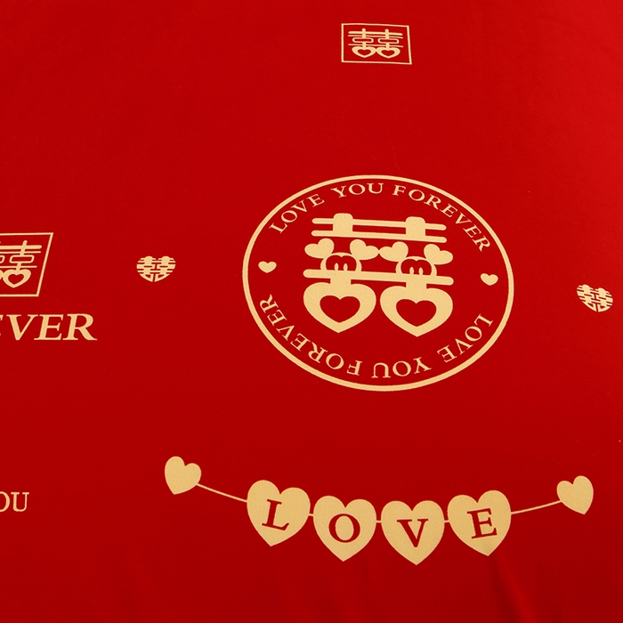 91家纺网 家纺一手货源 找家纺 （总）居美良品 2025新款婚庆100全棉纯棉大红磨毛系列枕套单件单枕套