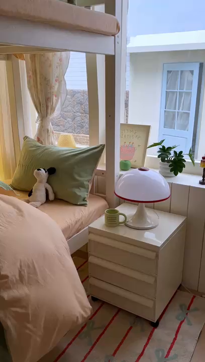 91家纺网 家纺一手货源 找家纺 爱彼家纺 2025新款40支纯色全棉纯棉学生宿舍六件套 清水绿米驼