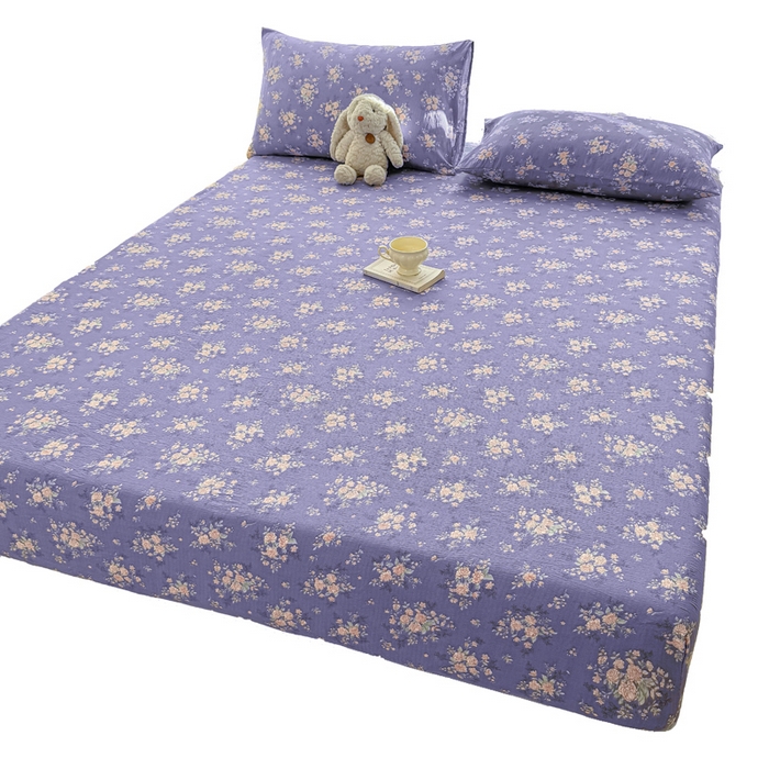 91家纺网 家纺一手货源 找家纺 丝芙妮家居（原乐视家纺） 2026新款A类亲肤木棉床笠 漫舞