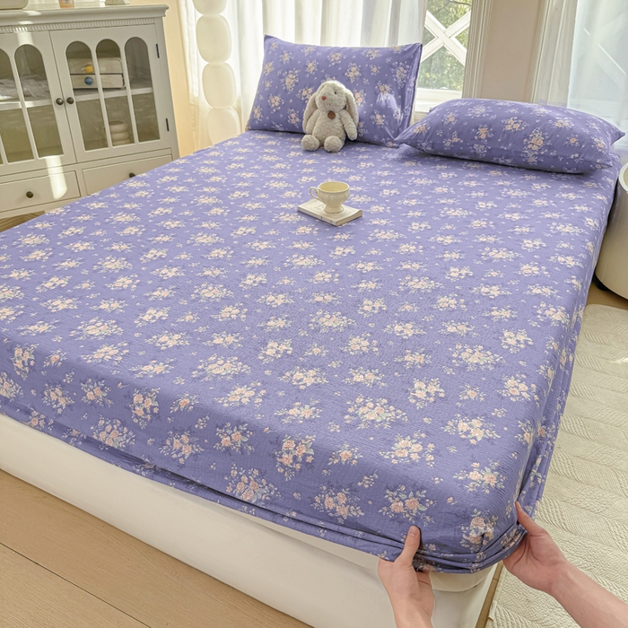 91家纺网 家纺一手货源 找家纺 丝芙妮家居（原乐视家纺） 2026新款A类亲肤木棉床笠 漫舞