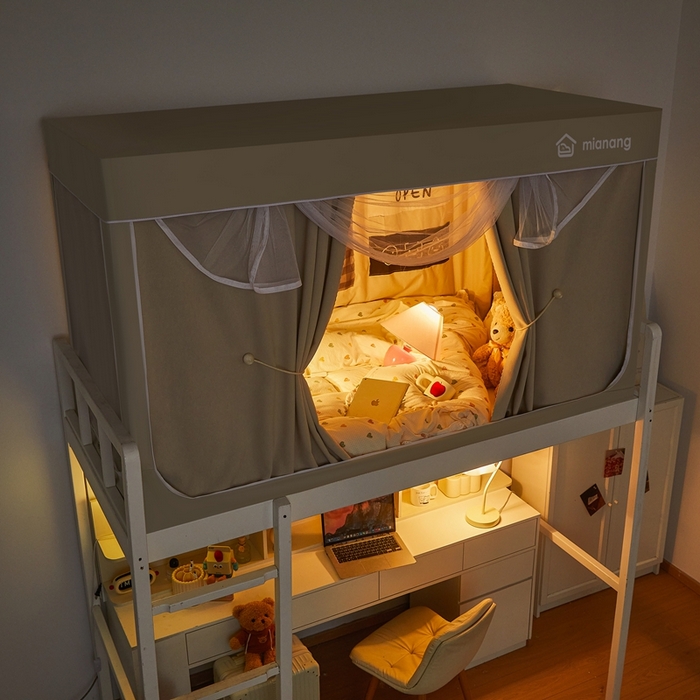 91家纺网 家纺一手货源 找家纺 （总）卓尔居 2025新款学生遮光床帘学生蚊帐-非凡大师系列