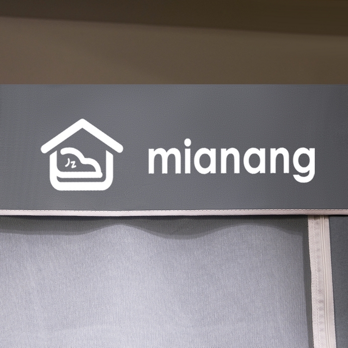 91家纺网 家纺一手货源 找家纺 卓尔居 2025新款学生遮光床帘学生蚊帐-非凡大师系列 非凡大师-蓝灰